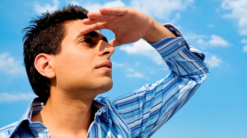 Look forward to a better life. It's good for your health.