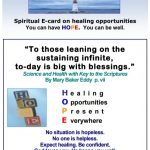 Spiritual E-cards by Beverly Goldsmith, Christian Science practitioner and teacher